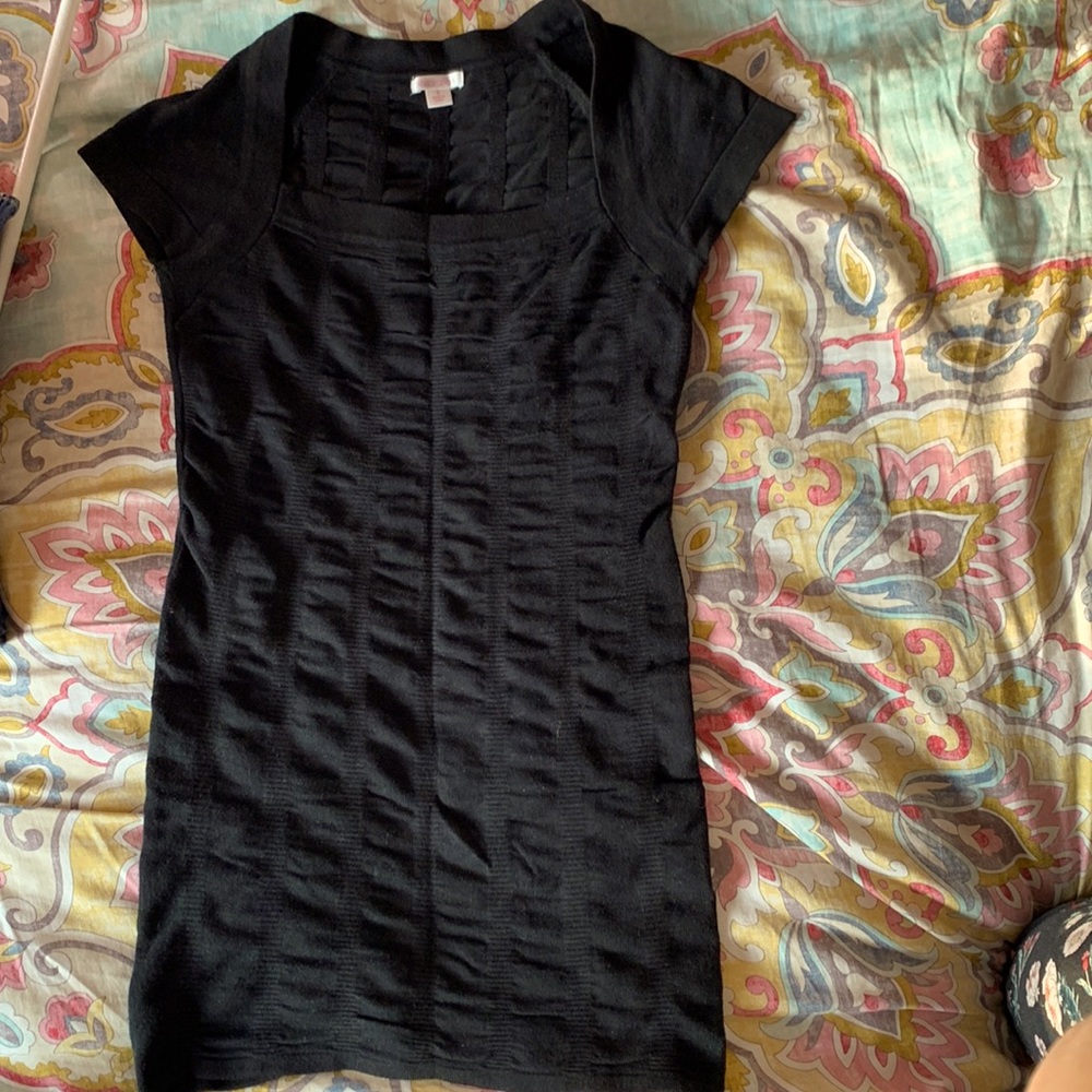 Black maxi dress